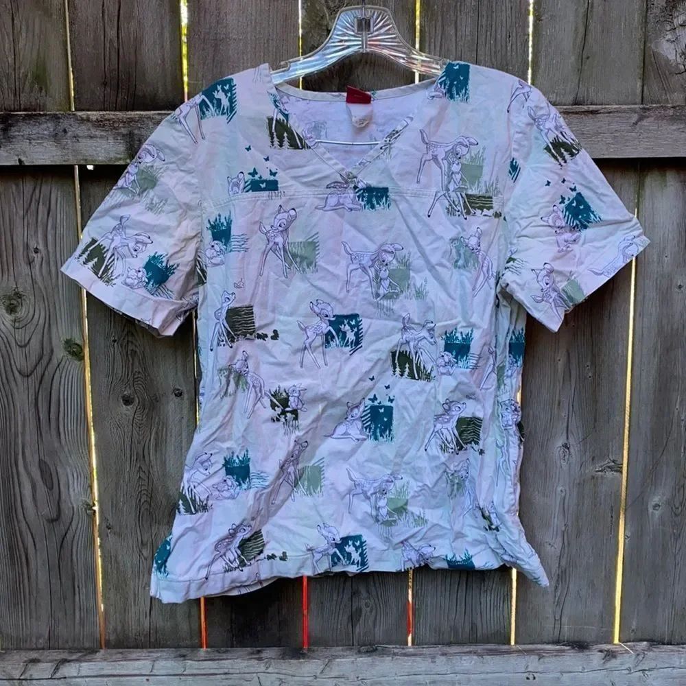 Disney Bambi Scrub top sz. S